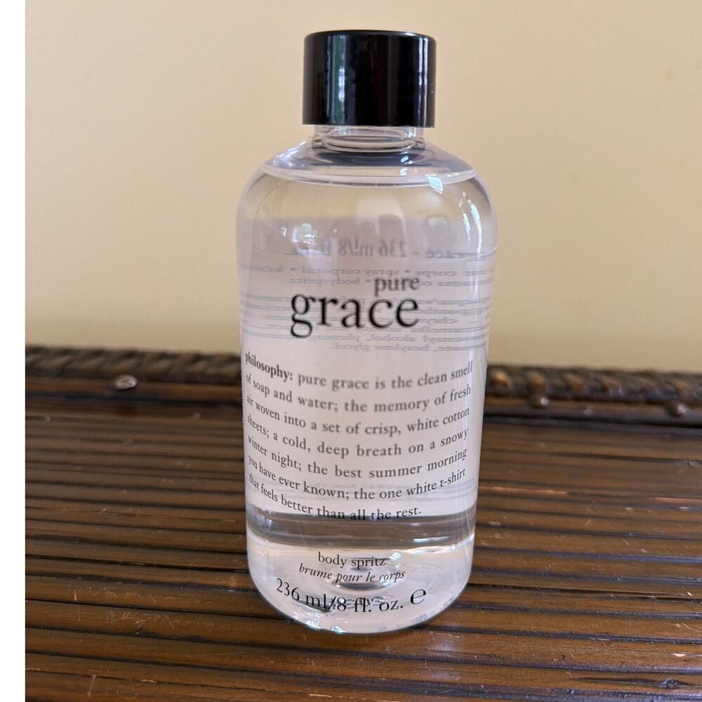 Philosophy Pure Grace Body Spritz New Sealed No Sprayer 8 oz Refill